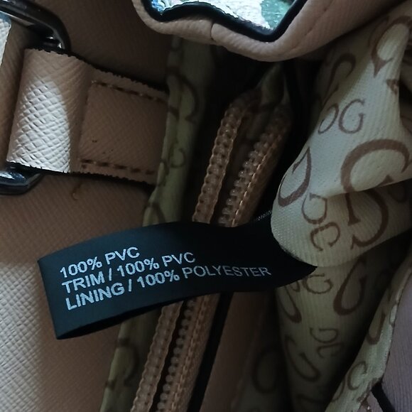 GUESS Bag Purse Handbag Satchel Floral Faux Leather NEW - Picture 14 of 14